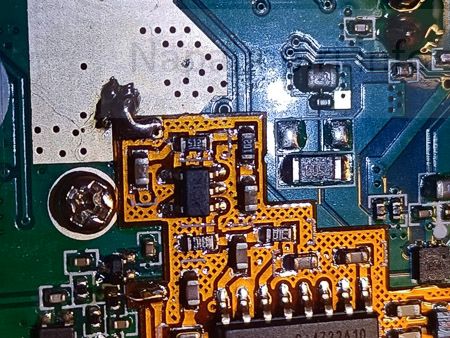 The ground connection of SI4732-A10 daughter board mod v.5.0